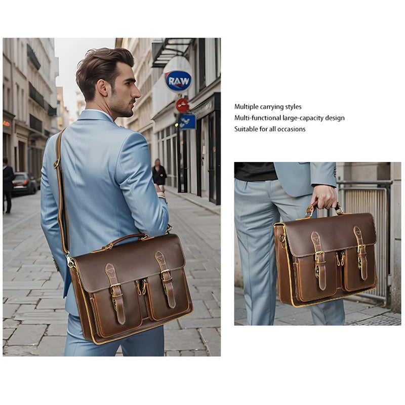 Davide | Vintage Leather Handbag