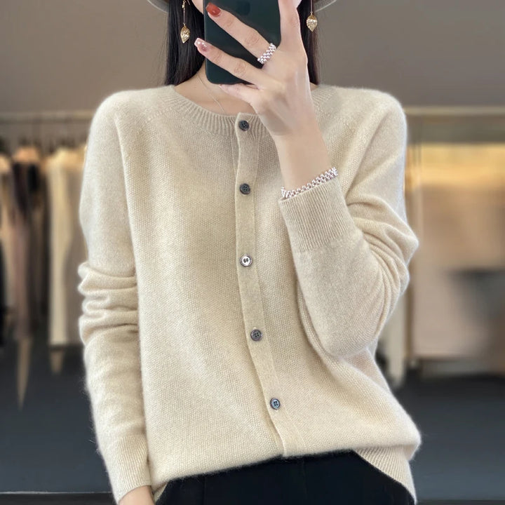 Emanuela Long-sleeved Cashmere Sweater