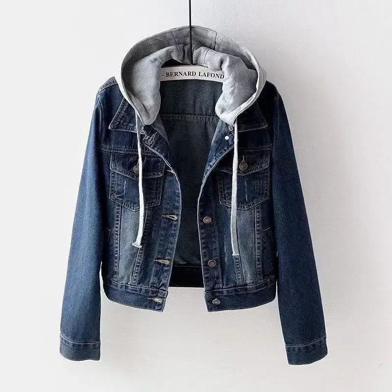 Savina Denim Hooded Jacket