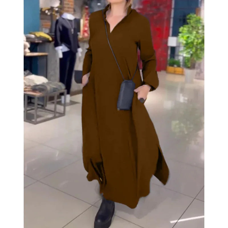 Evia Long Sleeve Dress