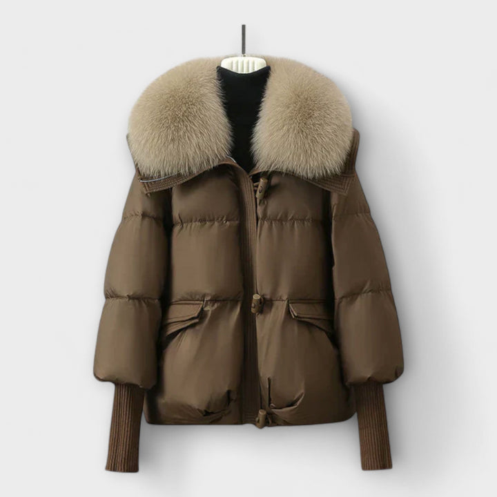 Lucyna - Elegant Jacket with Fur Lining