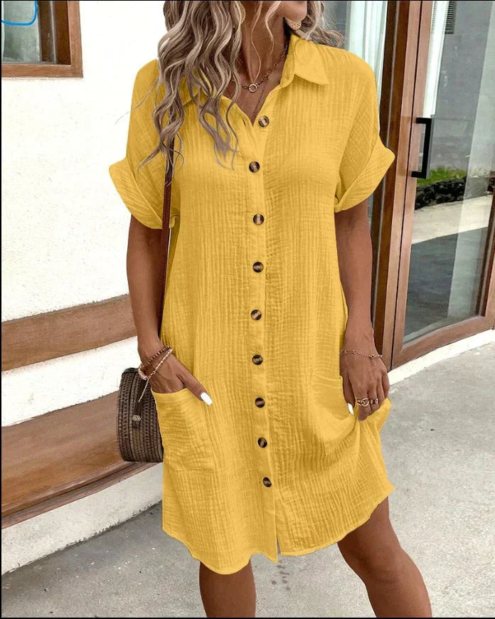 Cora Oversized Polo Dress