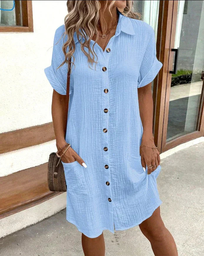 Cora Oversized Polo Dress