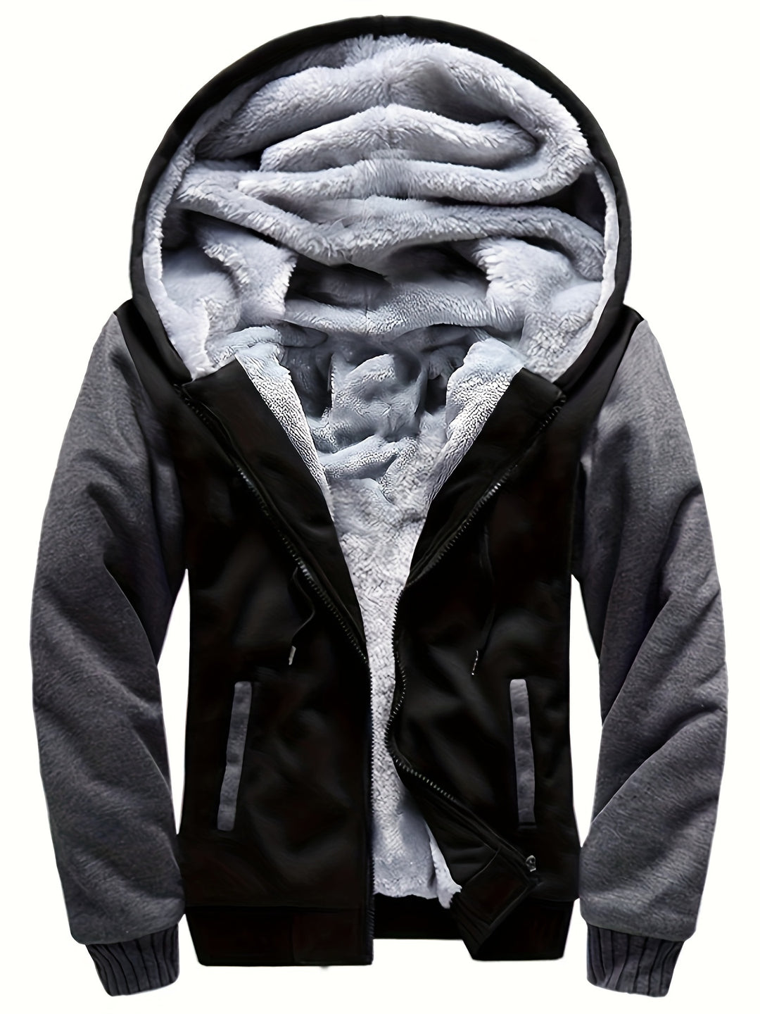 Lucas | Warm Fleece Hooded Jacket