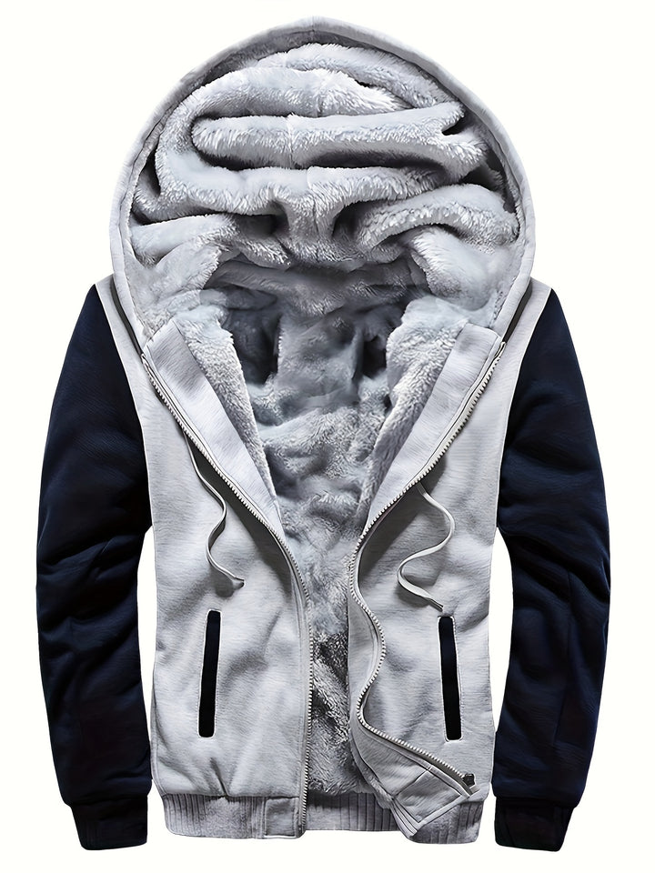 Lucas | Warm Fleece Hooded Jacket