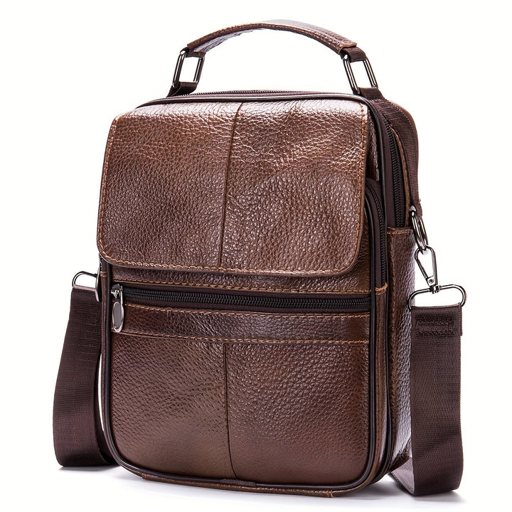 Samuel | Leather Messenger Bag