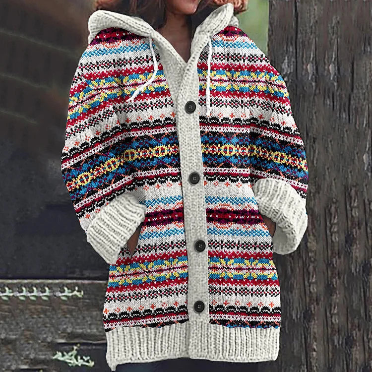 Nina | Winter Hooded Cardigan