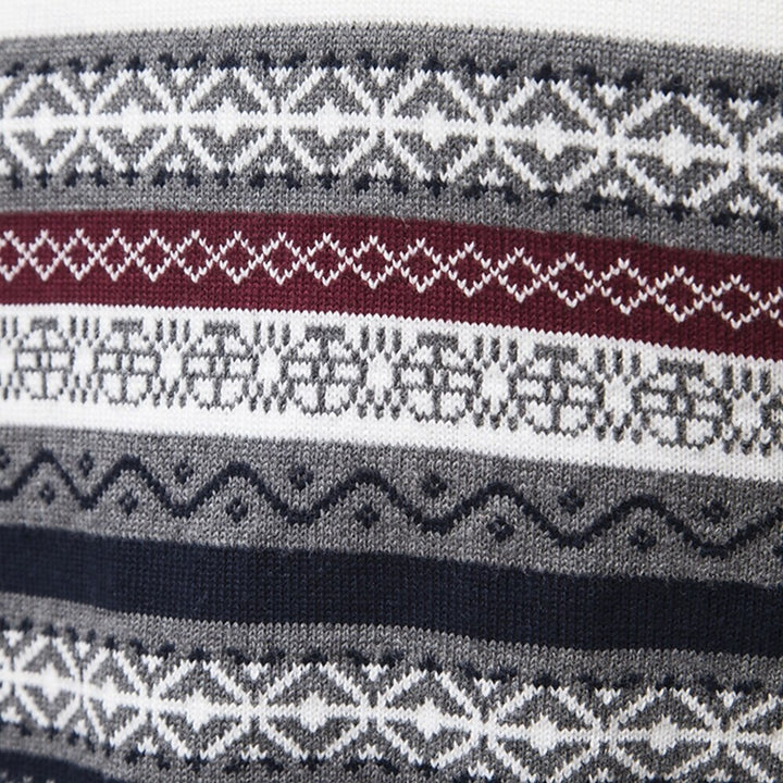 Carlo | Knit Sweater with Half Zip